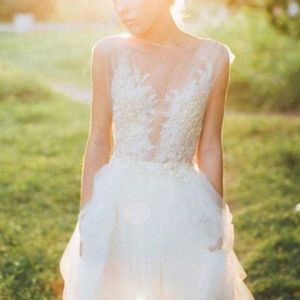 Size 4, Hand Make Wedding Dress , Ivory